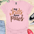 My kids have paws - V1 - Bold and Cool T-Shirt